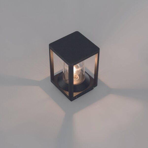 Antracitově šedé kovové venkovní světlo Nova Luce Loeve 22 cm