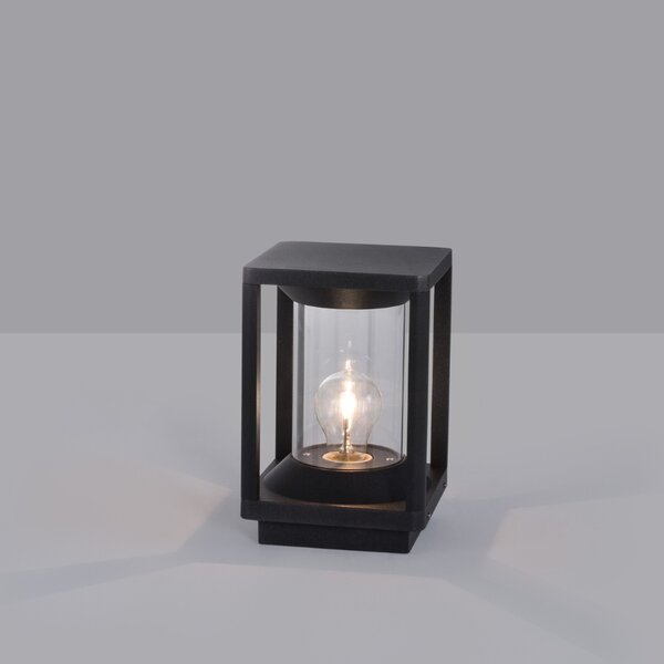 Antracitově šedé kovové venkovní světlo Nova Luce Loeve 22 cm