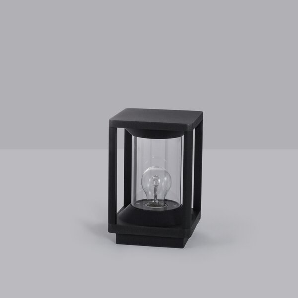 Antracitově šedé kovové venkovní světlo Nova Luce Loeve 22 cm