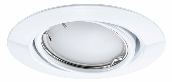 PAULMANN LED vestavné svítidlo Smart Home Zigbee Base Coin základní sada výklopné kruhové 90mm 20° 3x4,9W 230V stmívatelné 3000K bílá 924.63