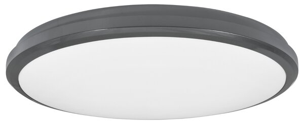Tmavě šedé venkovní stropní LED světlo Nova Luce Tommy 32 cm