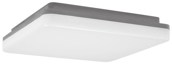 Tmavě šedé venkovní stropní LED světlo Nova Luce Tommy 28 x 28 cm