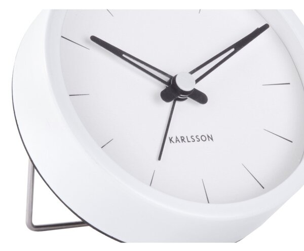 Designový budík 5835WH Karlsson 9cm