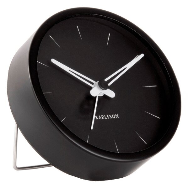 Designový budík 5835BK Karlsson 9cm
