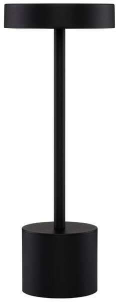 Černá kovová zahradní stolní LED lampa Nova Luce Fumo