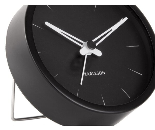Designový budík 5835BK Karlsson 9cm