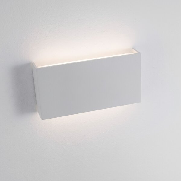 Bílé kovové venkovní nástěnné LED světlo Nova Luce Mile