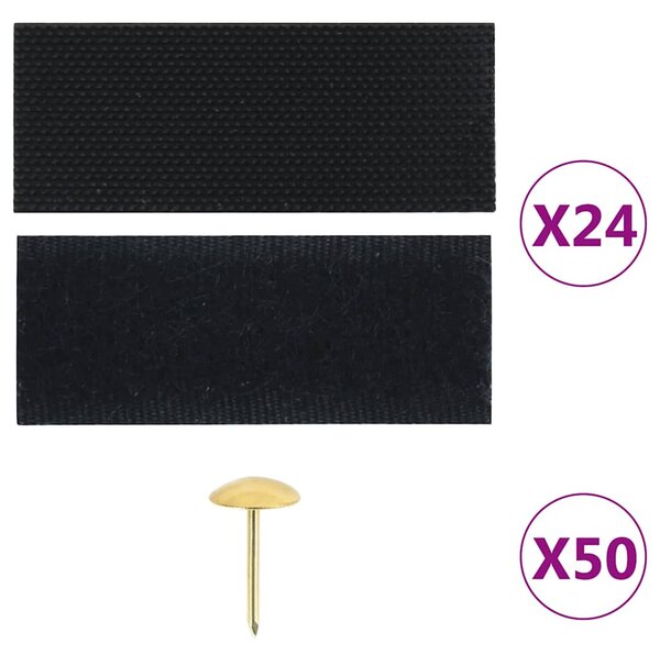 Závěsy do dveří proti hmyzu 2 ks s magnety černé 220 x 110 cm 314688