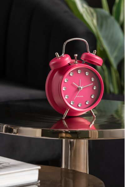 Designový zvoncový budík 6018DP Karlsson 17cm