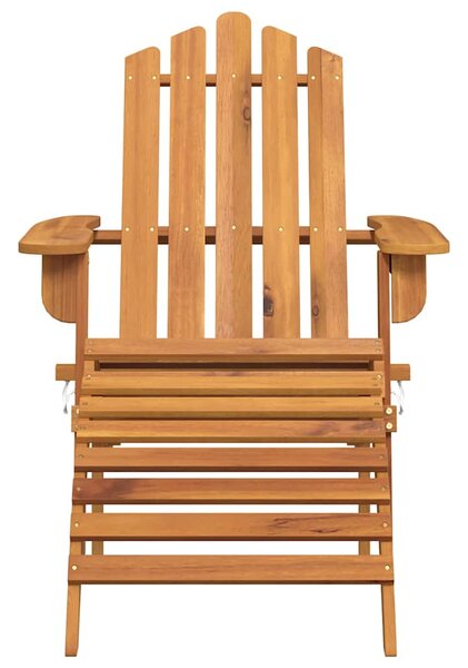 Zahradní židle Adirondack s podnožkami 2 ks masivní akácie 3145015