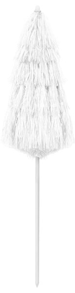 Plážový slunečník Hawaii bílý 180 cm 314700