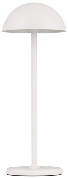 Bílá kovová zahradní stolní LED lampa Nova Luce Rose