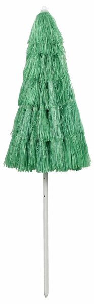 Plážový slunečník Hawaii zelený 240 cm 314698