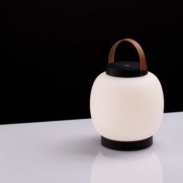 Bílá zahradní stolní LED lampa Nova Luce Jigra
