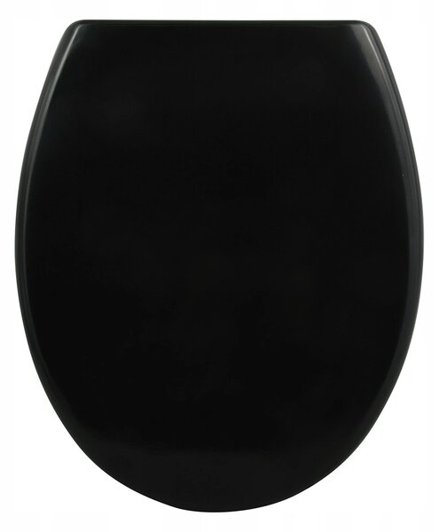 WC sedátko Spirella black černé duroplast