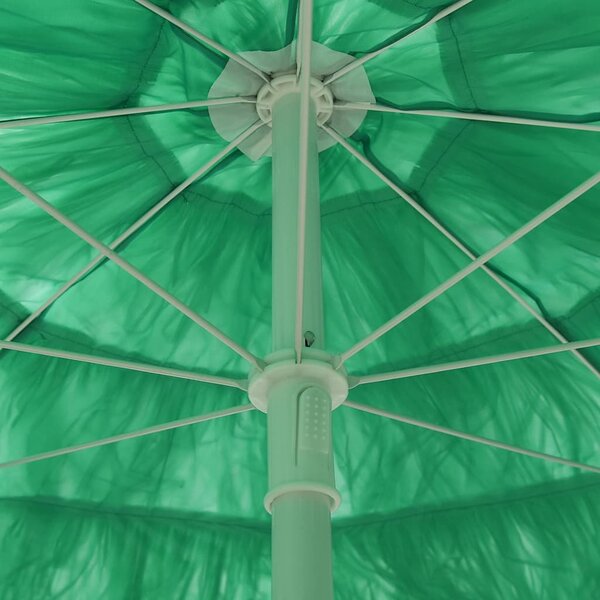 Plážový slunečník Hawaii zelený 240 cm 314698