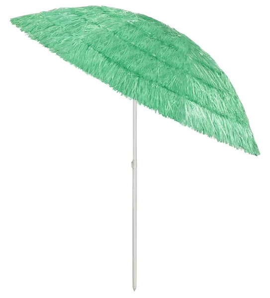 Plážový slunečník Hawaii zelený 240 cm 314698