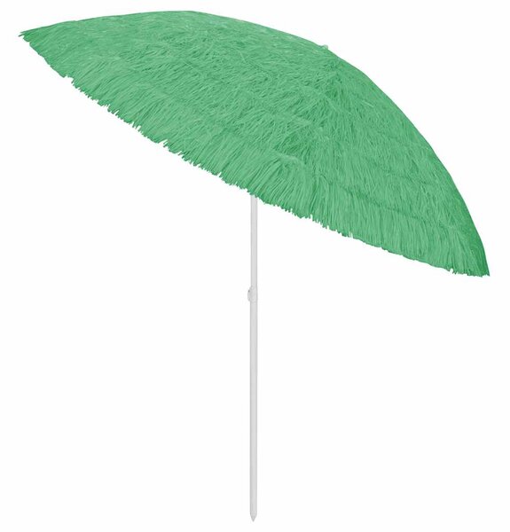 Plážový slunečník Hawaii zelený 300 cm 314699