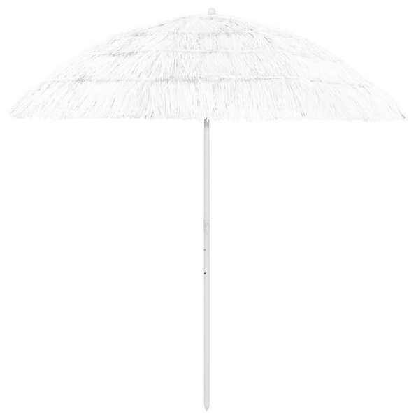 Plážový slunečník Hawaii bílý 240 cm 314701