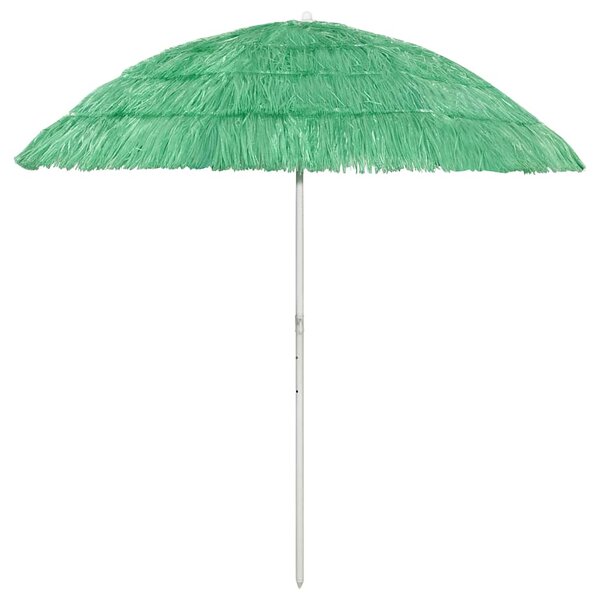 Plážový slunečník Hawaii zelený 240 cm 314698