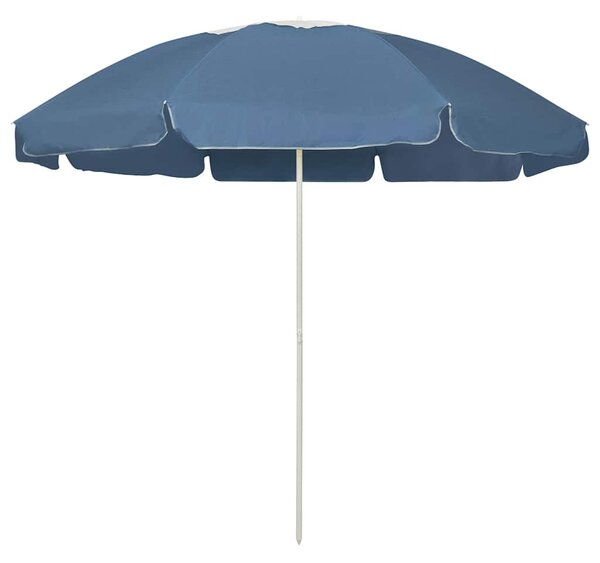 Plážový slunečník modrý 240 cm 314712