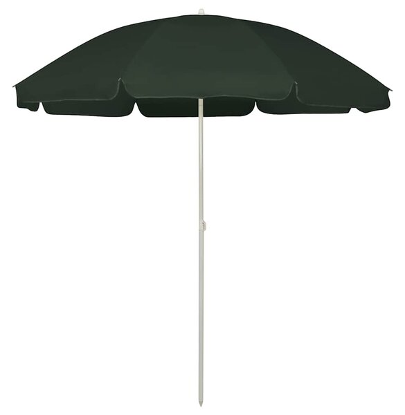 Plážový slunečník zelený 240 cm 314705
