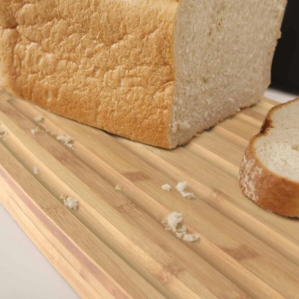 Joseph Joseph Černý plastový chlebník s prkénkem Bread Bin