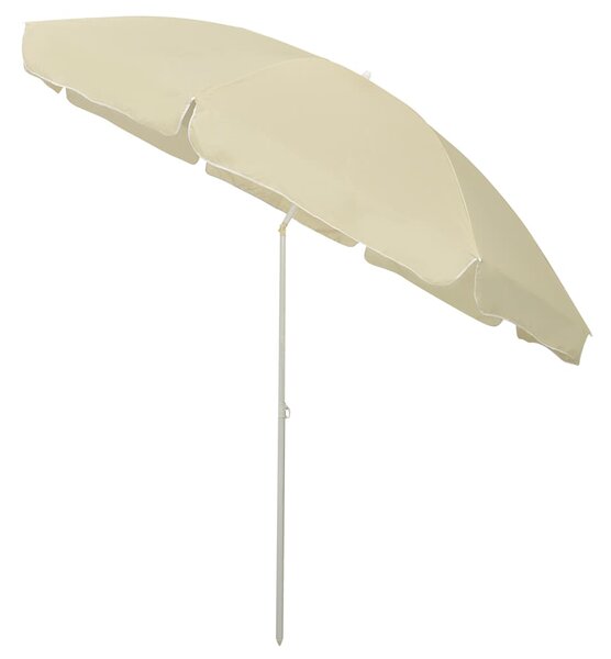 Plážový slunečník pískově žlutý 300 cm 314707