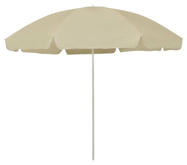 Plážový slunečník pískově žlutý 300 cm 314707