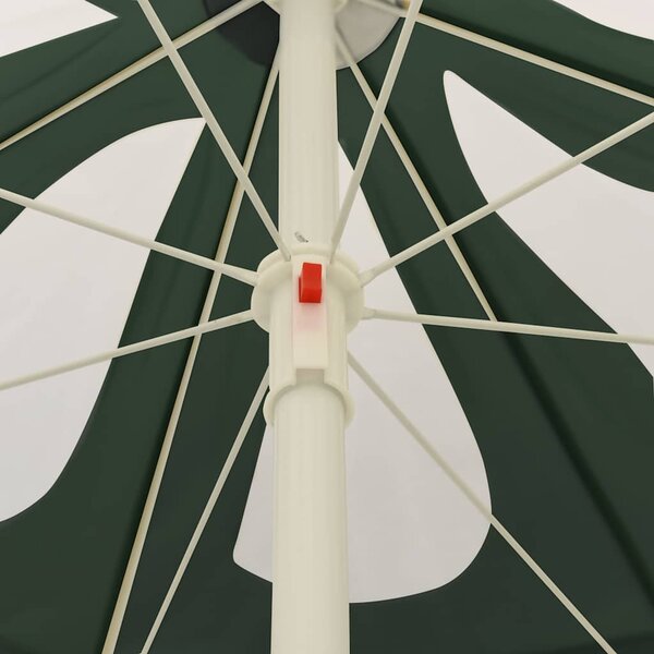 Plážový slunečník zelený 240 cm 314713