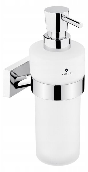 Ruční dávkovač mýdla na zeď Nimco 250 ml stříbrný, vícebarevný