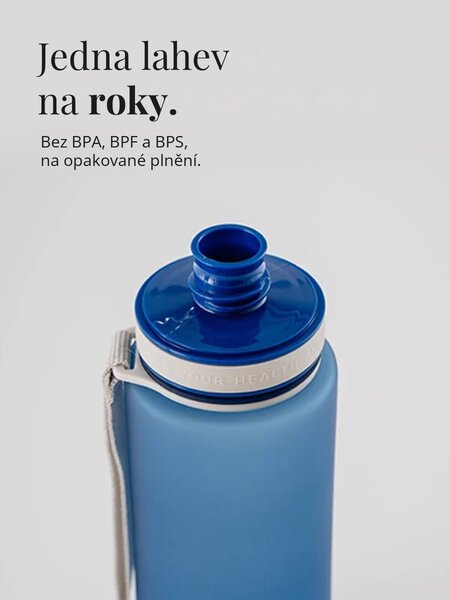Plastová BPA free lahev z tritanu EQUA Midnight 600 ml
