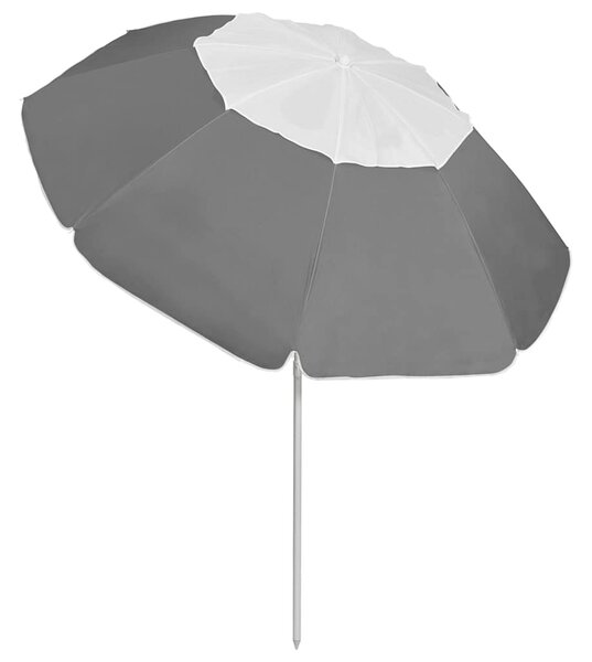 Plážový slunečník antracitový 300 cm 314718
