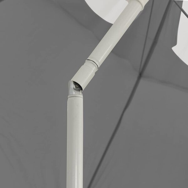Plážový slunečník antracitový 300 cm 314718