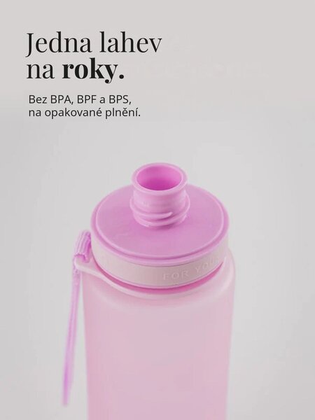 Plastová BPA free lahev z tritanu EQUA Iris 600 ml