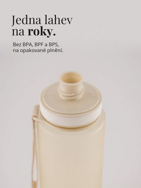 Plastová BPA free lahev z tritanu EQUA Sand 600 ml