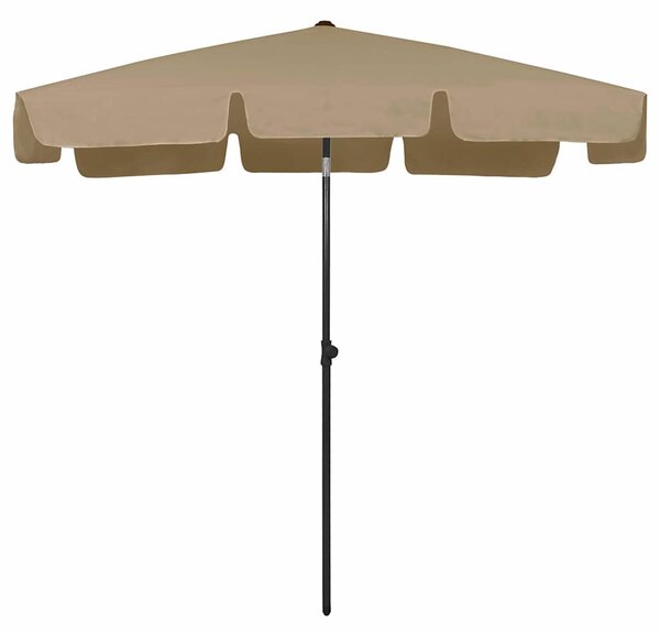 Plážový slunečník taupe 200 x 125 cm 314730