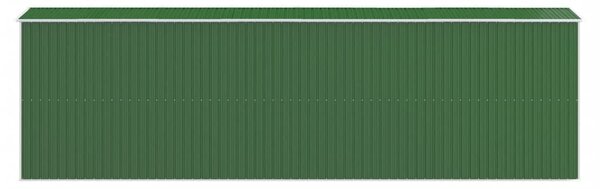 Zahradní kůlna zelená 192 x 689 x 223 cm pozinkovaná ocel 3147433