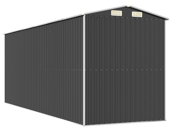 Zahradní kůlna antracitová 192 x 523 x 223 cm pozinkovaná ocel 3147453