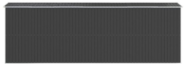 Zahradní kůlna antracitová 192 x 606 x 223 cm pozinkovaná ocel 3147454