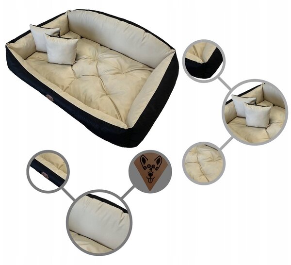 SUPPLIES WBM SHELL Pelíšek pro psa Velikost XXL 130x110 - béžový