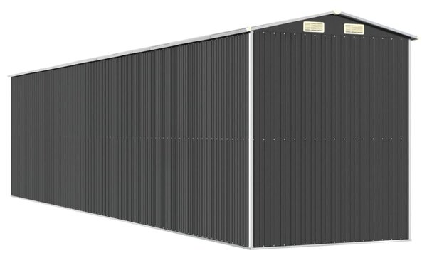 Zahradní kůlna antracitová 192 x 855 x 223 cm pozinkovaná ocel 3147457