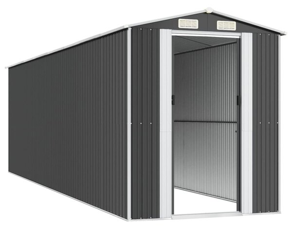 Zahradní kůlna antracitová 192 x 689 x 223 cm pozinkovaná ocel 3147455
