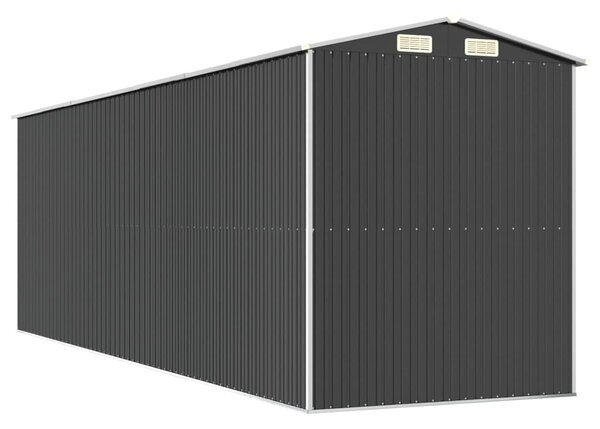 Zahradní kůlna antracitová 192 x 606 x 223 cm pozinkovaná ocel 3147454
