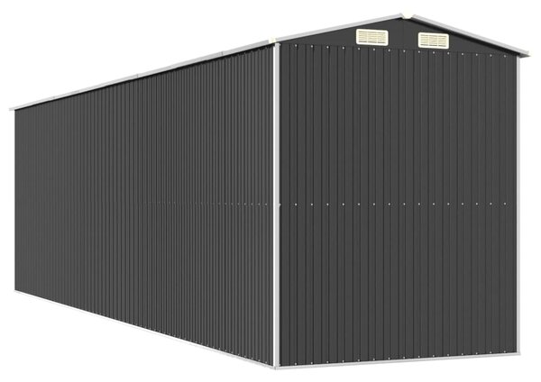 Zahradní kůlna antracitová 192 x 689 x 223 cm pozinkovaná ocel 3147455