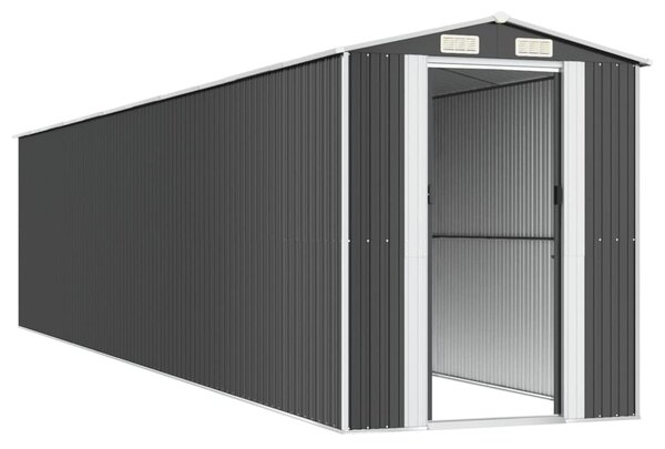 Zahradní kůlna antracitová 192 x 938 x 223 cm pozinkovaná ocel 3147458