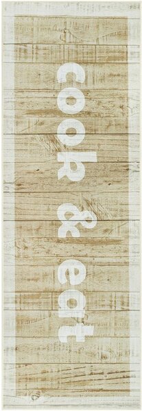 Breno Kusový koberec LUNA 106 beige – cook & eat, 60x180 cm, Béžová
