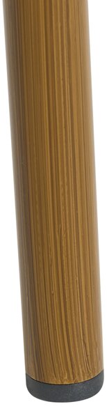 Bistro stolek CASPRI 80 cm 80 cm Umělý ratan Modrá/Bílá