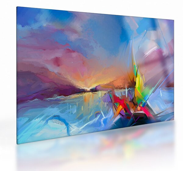 Skleněný obraz - Západ slunce (70x50 cm)