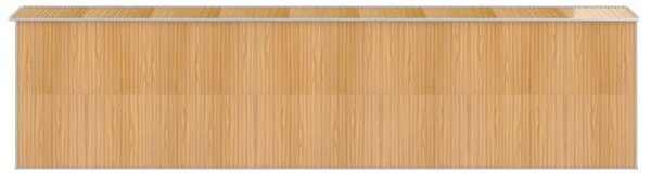 Zahradní kůlna světle hnědá 192x772x223 cm pozinkovaná ocel 3147478